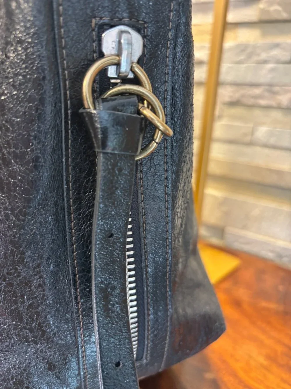 Authentic Vintage Chloé Eclipse Hobo Bag Black Leather (With Receipts)
